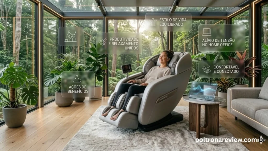 Poltrona de Massagem Relaxante Faz Bem para a Coluna