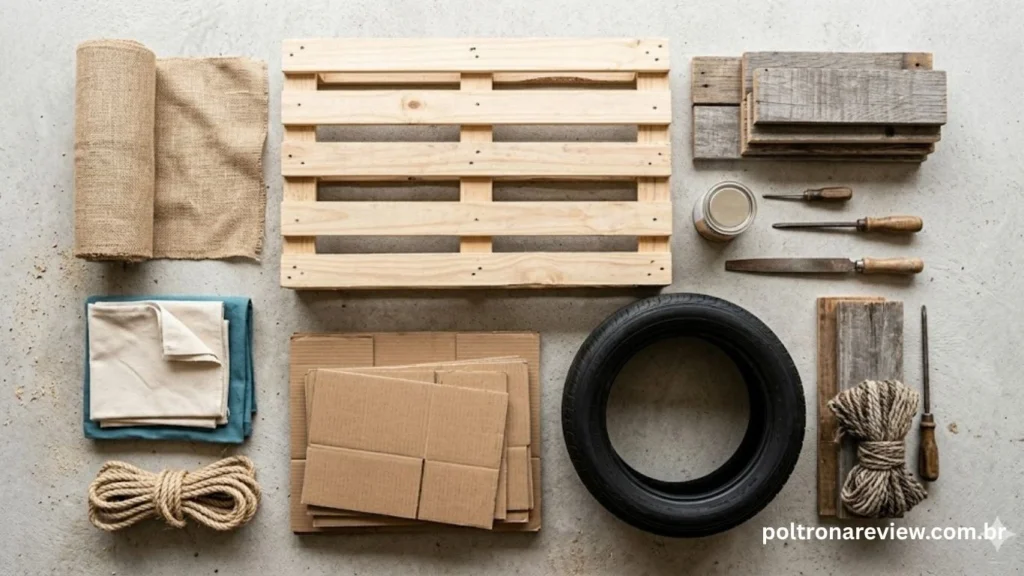 Como Fazer uma Poltrona de Material Sustentável